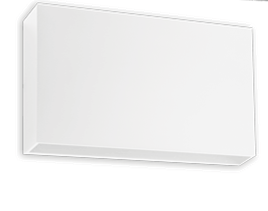 Pandora 3CCT Down wall Light Matt PC Case  - White