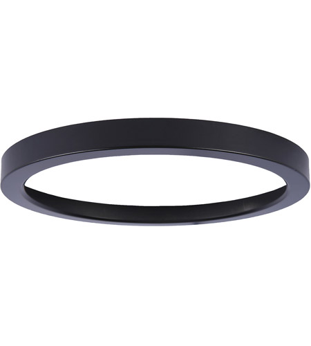 6W IRIS Exchangeable Trim for Round Panel - BLACK