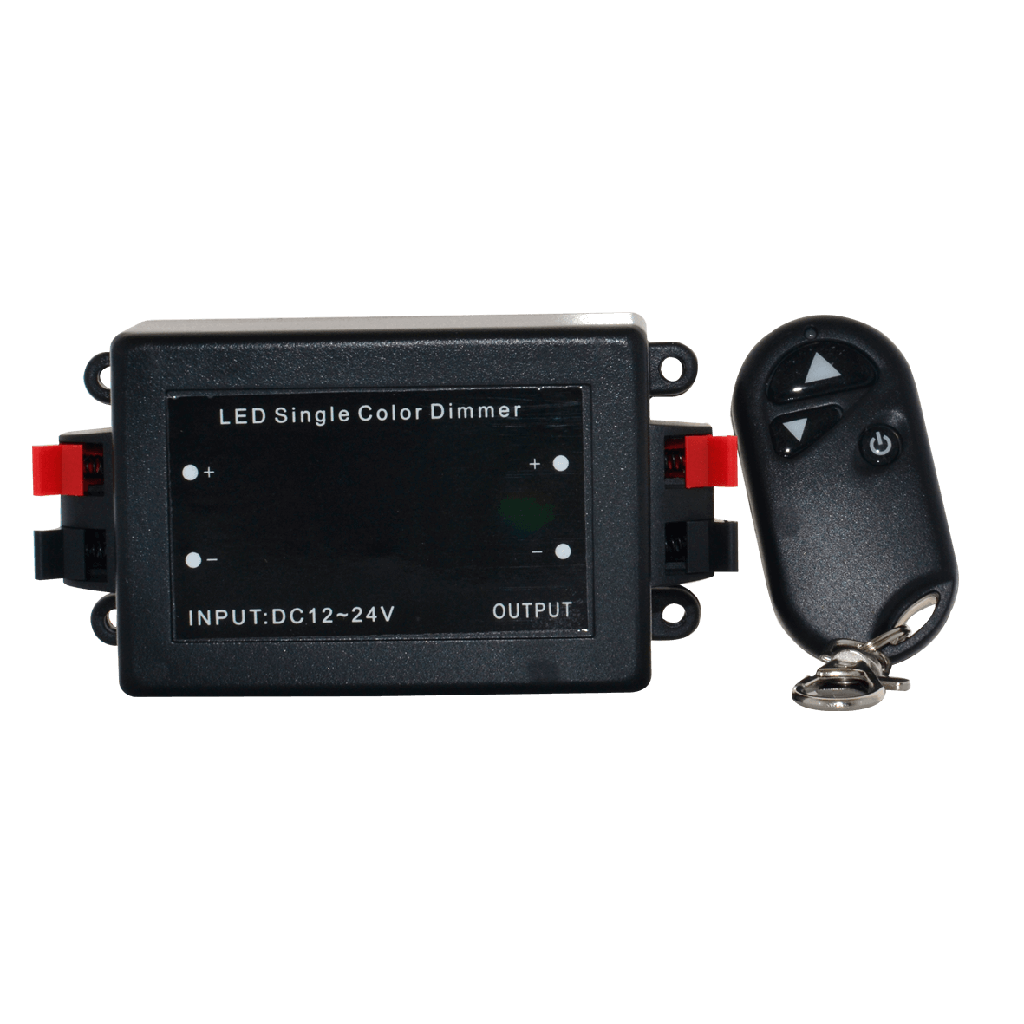 Wireless Dimmer 12V/24V with Remote - 5m