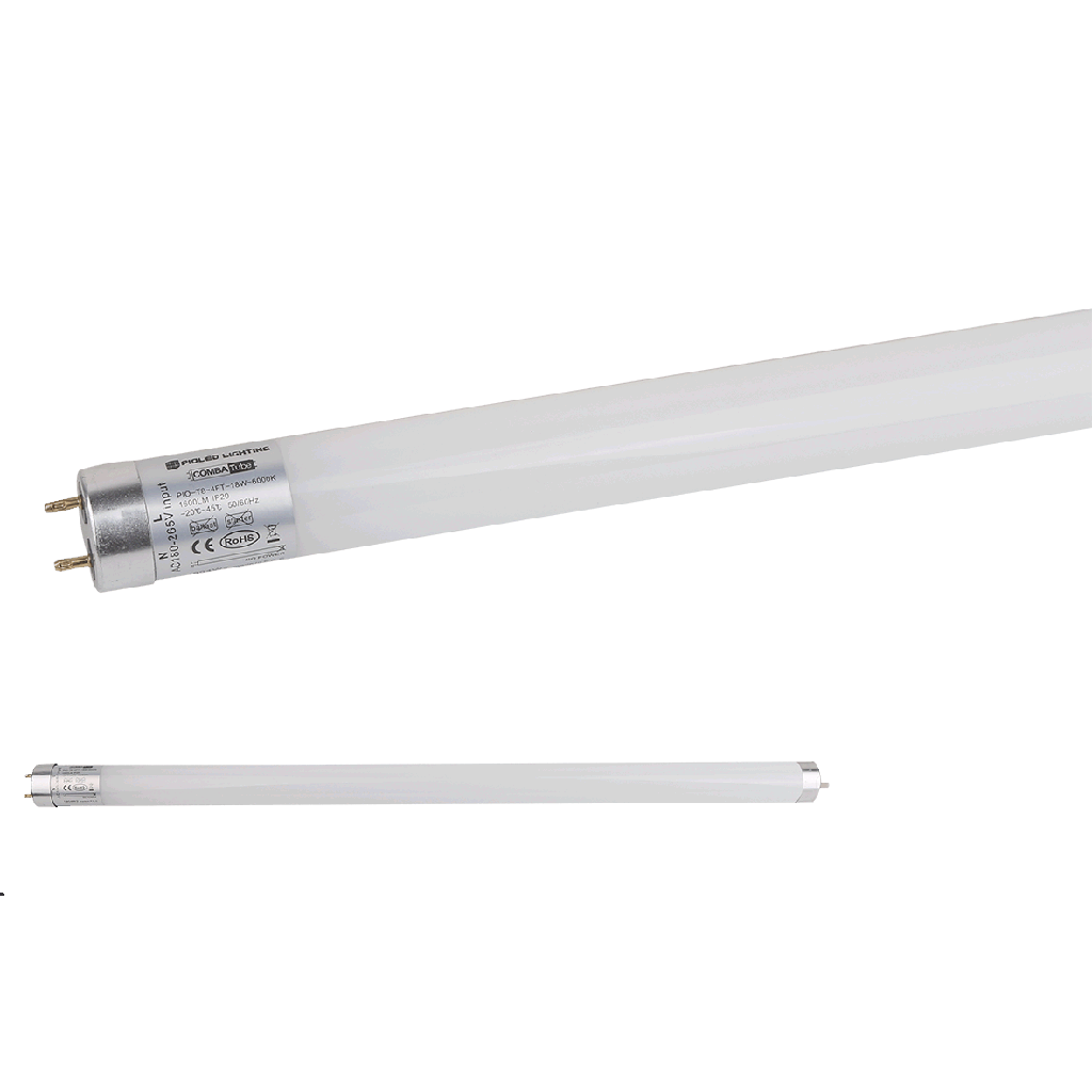 18W 4ft T8 Combat LED Glass Tube 3000K