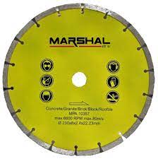 MARSHAL DIAMOMD BLADE SEGMENTED 230MM