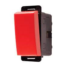 CRABTREE DIAMOND 1 WAY SWITCH MODULE RED