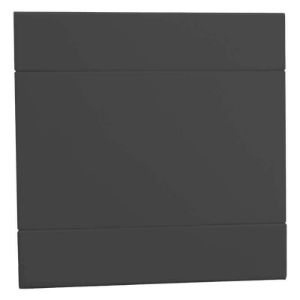 VETI 2 COVER PLATE BLANK 4X4 BLACK