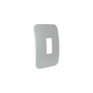 VETI 1 ONE WAY SINGLE MODULE VERTICAL COVER PLATE WHITE