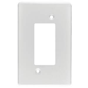 CRABTREE CLASSIC ISOLATOR COVER PLATE 4X2 WHITE