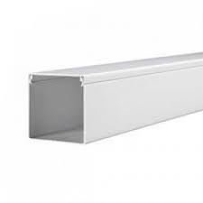 40MM X 40MM X 3000MM COMPACT MINI TRUNKING WHITE PVC