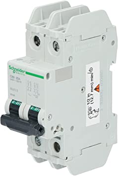 SCHNEIDER 25AMP 3KA DOUBLE POLE MINIATURE CIRCUIT BREAKER