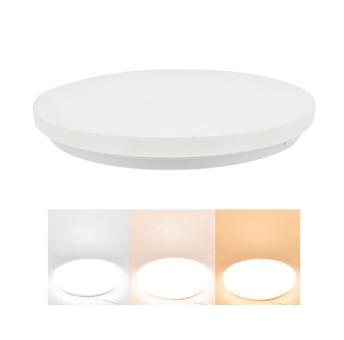 12W IP33 Luna 3CCT Round Ceiling Light