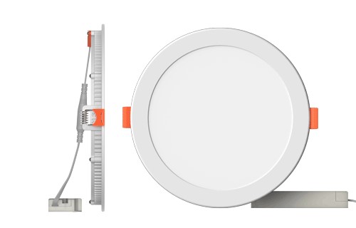 12W PMMA Recessed Round Panel 3000K