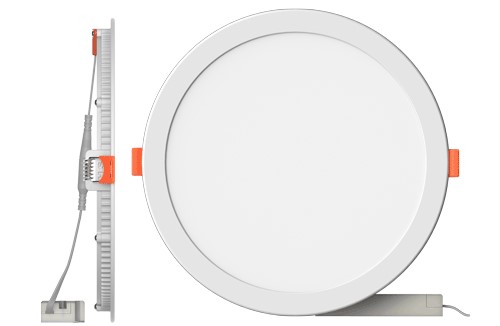 18W PMMA Recessed Round Panel 3000K