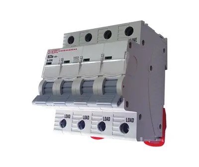 ONESTO 20AMP 3KA FOUR POLE MINIATURE CIRCUIT BREAKER