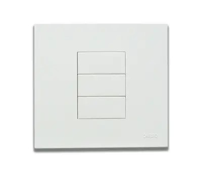 ONESTO MATRIX RANGE 4X4 BLANK COVER WHITE