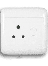 ONESTO ORACLE RANGE SINGLE SWITCHED SOCKET 4X4 WHITE