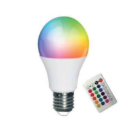 A60 10W QuRi LED Smart Wifi E27 Bulb + Remote