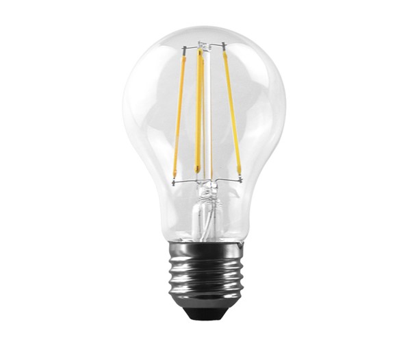 8W LED E27 FILAMENT BULB TRANSPARENT STRAIGHT