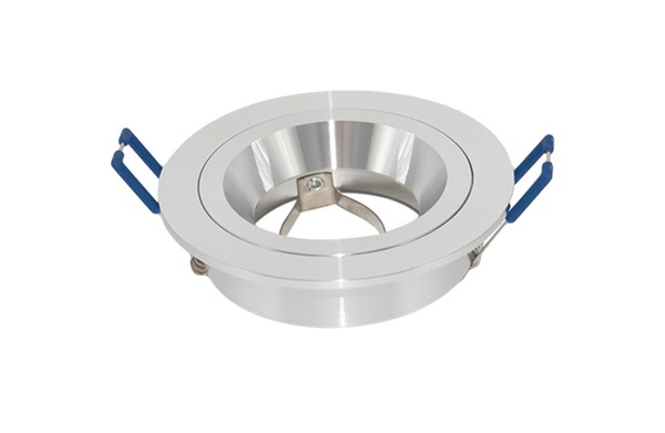 Aluminium Downlight Fixed Fixture Anti Glare Silver