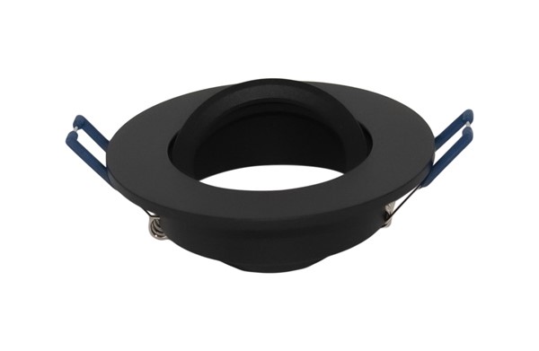 Aluminium Downlight Fixture Tilt Black