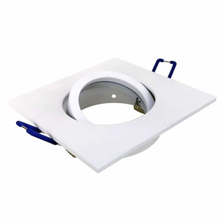 Aluminium Square Downlight Tilt Fixture White