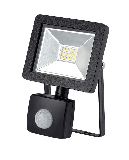 10W Nano IP65 Sensor Floodlight 6000K