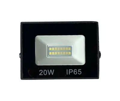 20W COOL WHITE FLOOD LIGHT BLACK C RANGE