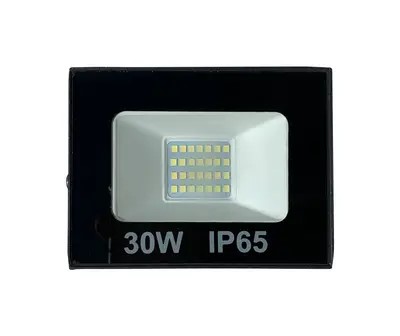 30W COOL WHITE FLOOD LIGHT BLACK C RANGE