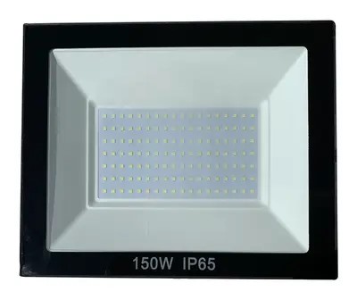 150W COOL WHITE FLOOD LIGHT BLACK C RANGE