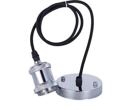 E27 PENDANT 1M WIRE - GUN METAL