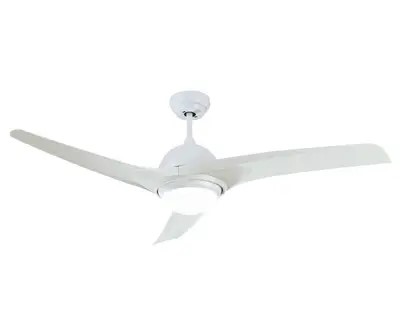 MIRAN 3 BLADE CEILING FAN WHT INCL 18WLED LIGHT&amp;REM