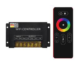 [R005-RGBW Wifi Smart Controller 12V/24V with Remote] RGBW Wifi Smart Controller 12V/24V with Remote