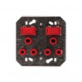 [4X4 DOUBLE DED PLUG] CRABTREE CLASSIC SWITCH SOCKET + YOKE DEDICATED 16A 4X4 DOUBLE