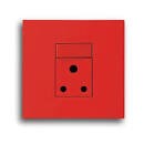 [MATRIX RANGE 16AMP SINGLE PLUG RED DEDICATED SOCKET RED] ONESTO MATRIX RANGE 4X4 16A SINGLE SWITCHED SOCKET OUTLET VERTICAL DEDICATED-RED