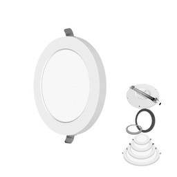 [i026-12W 2in1 IRIS Round Panel COOL WHITE] 12W 2in1 IRIS Round Panel 6000K