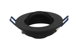 [R204-B7717 AL Downlight Fixture] Aluminium Downlight Fixture Tilt Black