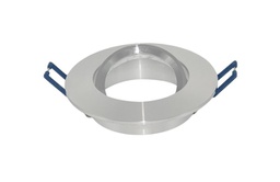 [R203-S6616 AL Downlight Fixture Tilt Silver] Aluminium Downlight Fixture Tilt Silver