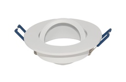 [R202-W7717 AL Downlight Fixture Tilt White] AluminiumDownlight Fixture Tilt White