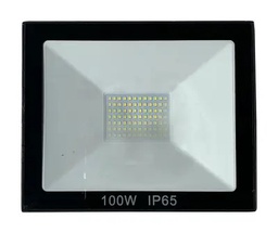 100W COOL WHITE FLOOD LIGHT BLACK C RANGE