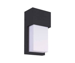 BLACK IP54 1 x E27 CFL ALUMINIUM FITTING