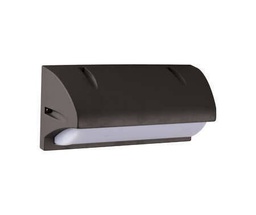 BLACK IP54 1 x E27 CFL ALUMINIUM FITTING