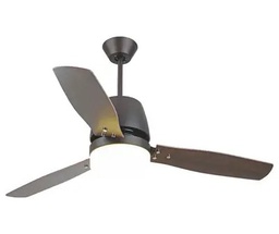 VENTO 3 BLADE CEILING FAN WOOD INCL 24WLED LIGHT&amp;REM