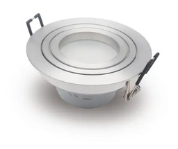 6W SATIN NICKEL ADJUST DOWNLIGHT COMPLETE