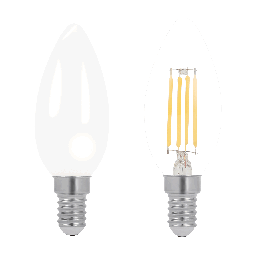 [CF001-4W Filament LED Clear E14 - 6000K] 4W Filament LED Clear E14 - 6000K